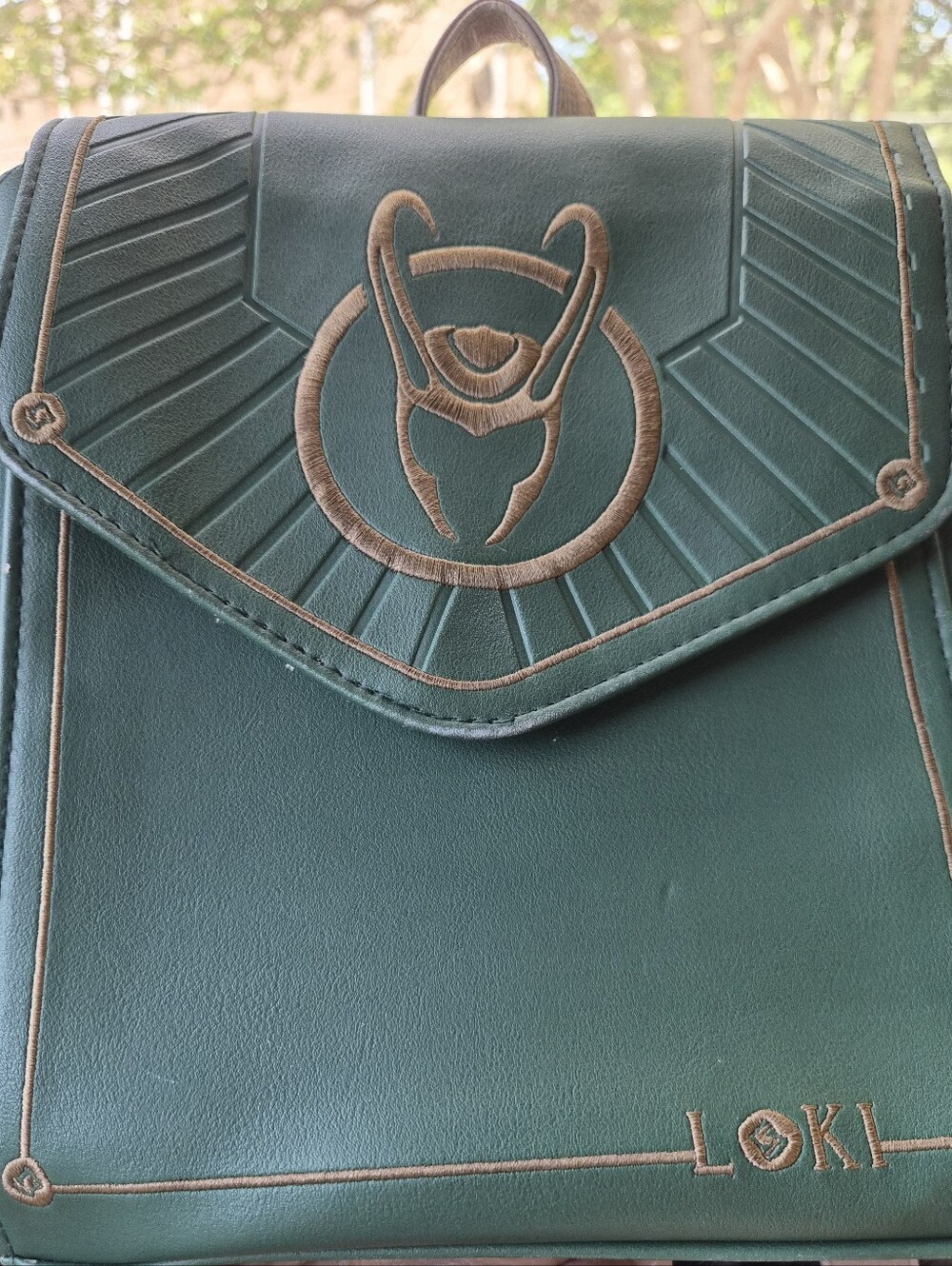 Loki Marvel Green Backpack